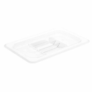 Vogue Polycarbonate 1/4 Gastronorm Lid Clear