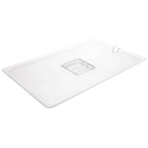 Vogue Polycarbonate 1/1 Gastronorm Lid Notched
