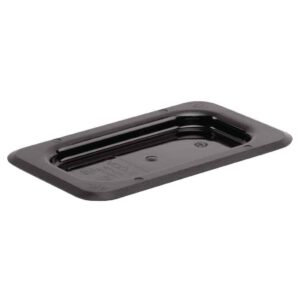 Vogue Polycarbonate 1/9 Gastronorm Lid Black