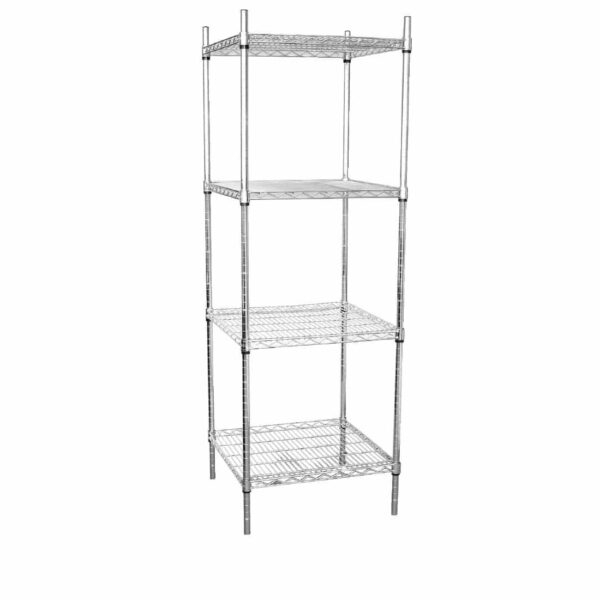 Vogue 4 Tier Wire Tower Unit 610x610mm