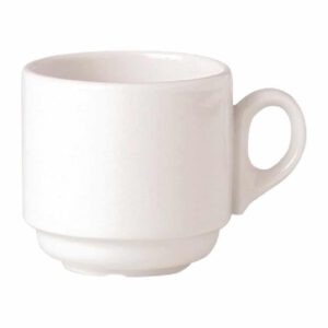 Steelite Simplicity White Atlanta Stacking Cups 212ml
