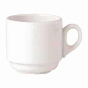 Steelite Simplicity White Atlanta Stacking Cups 212ml