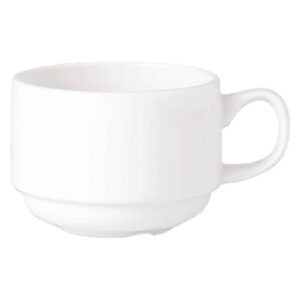 Steelite Simplicity White Stacking Slimline Cups 200ml