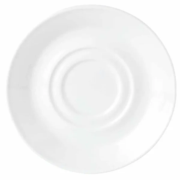 Steelite Simplicity White Low Cup Saucers 165mm