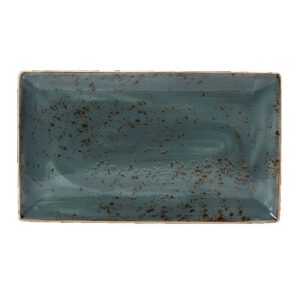 Steelite Craft Blue Rectangular Platters 330x 190mm