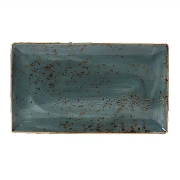 Steelite Craft Blue Rectangular Platters 330x 190mm