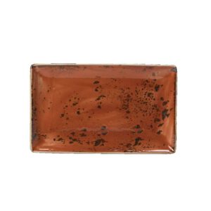 Steelite Craft Terracotta Rectangular Platters 270mm
