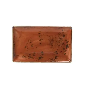 Steelite Craft Terracotta Rectangular Platters 270mm