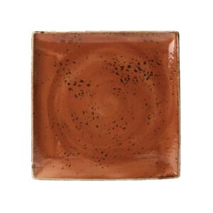 Steelite Craft Terracotta Square Platters 270mm
