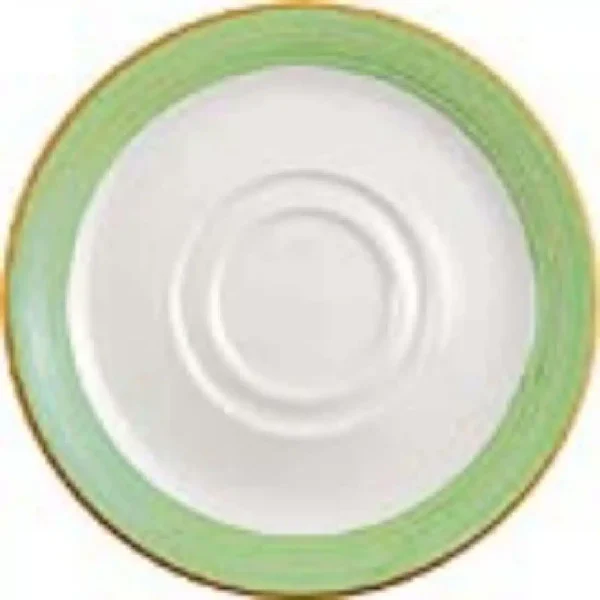Steelite Rio Green Low Cup Saucers 145mm