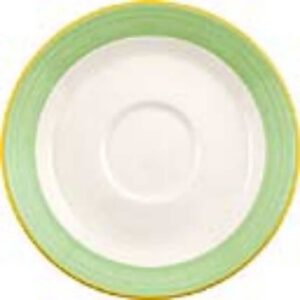 Steelite Rio Green Slimline Saucers 150mm