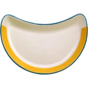 Steelite Rio Yellow Crescent Salad Plates 202mm