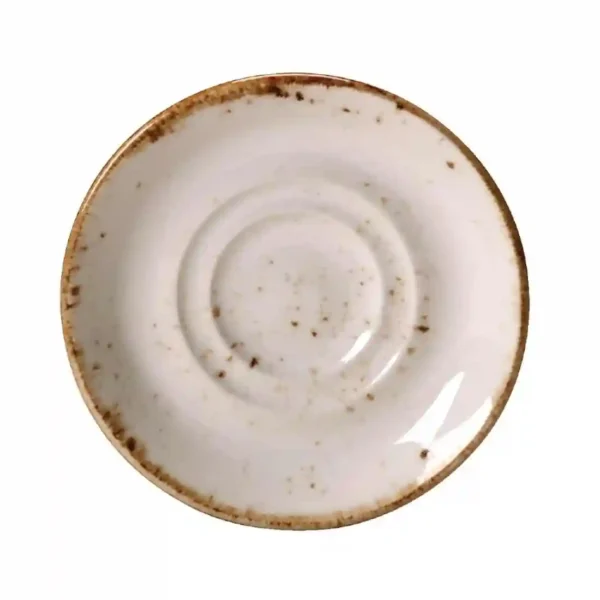 Steelite Craft White Saucer Double Well Small