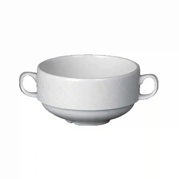 Steelite Spyro Handled Soup Cups 285ml