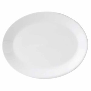 Steelite Monaco White Mandarin Oval Dishes 280mm
