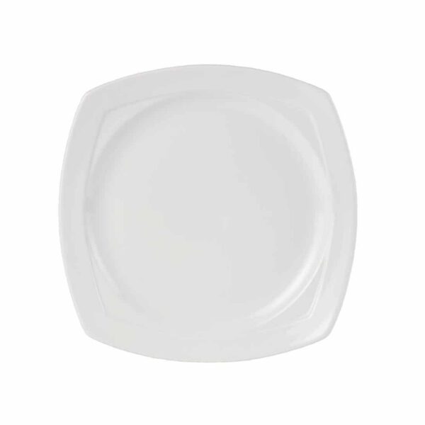 Steelite Simplicity White Harmony Square Plates 180mm