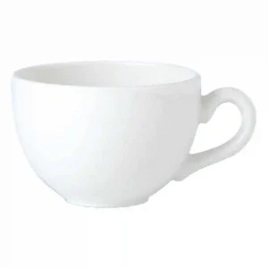 Steelite Simplicity White Low Empire Espresso Cups 85ml
