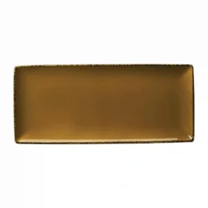 Steelite Terramesa Rectangle Plate Mustard 370 x 165mm