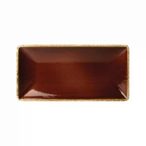 Steelite Terramesa Rectangle Plate Mocha 200 x 100mm
