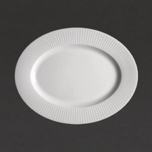 Steelite Willow Oval Plate. length 330mm.