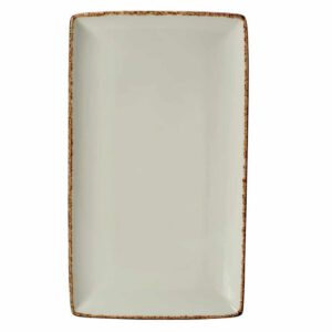 Steelite Brown Dapple Rectangle Three Plates