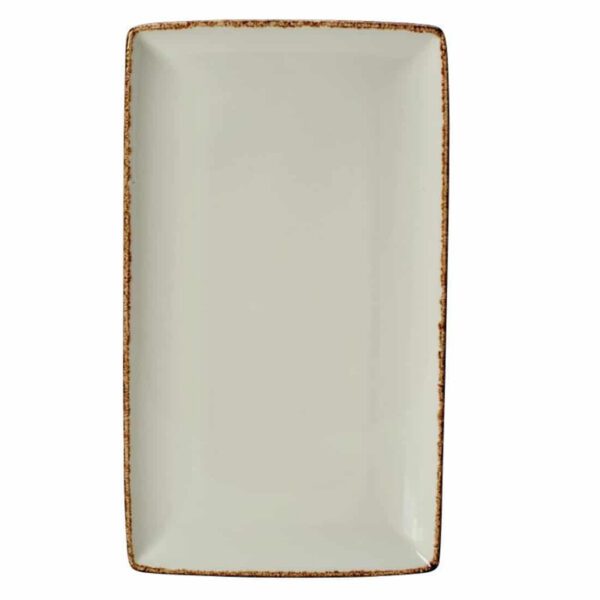 Steelite Brown Dapple Rectangle Three Plates