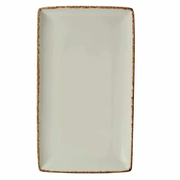 Steelite Brown Dapple Rectangle Three Plates