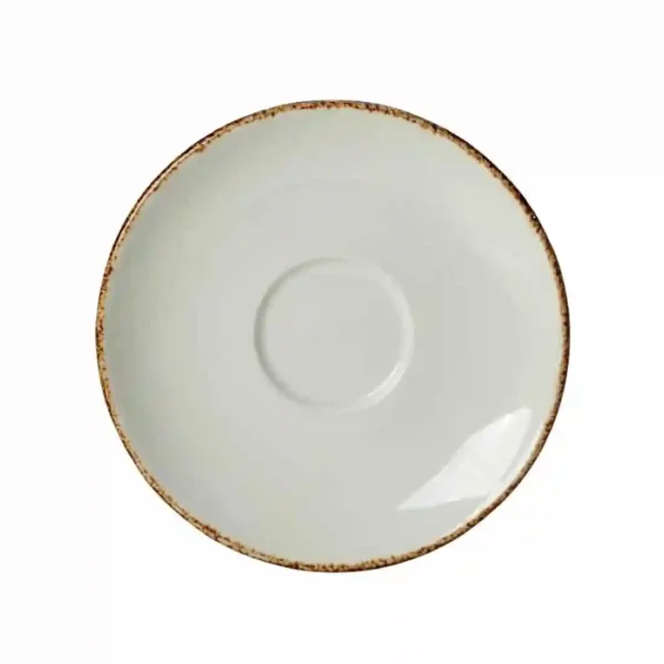 Steelite Brown Dapple Saucers 150mm