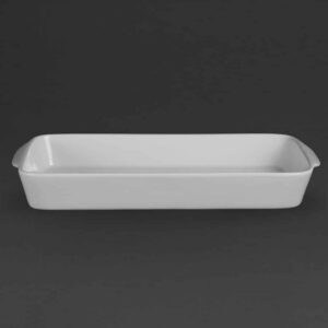 Olympia Whiteware Oblong Roasters 395x 219mm