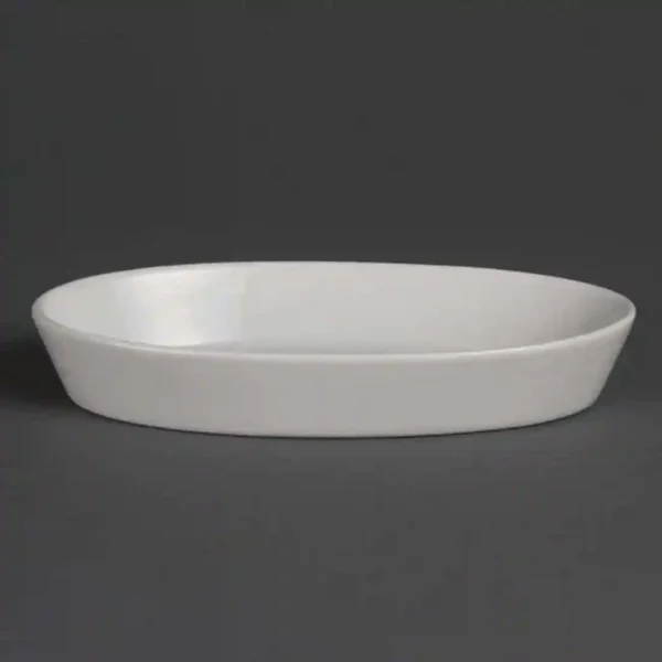 Olympia Whiteware Oval Sole Dishes 195x 110mm