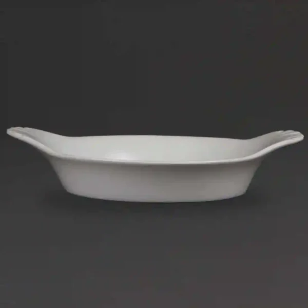 Olympia Whiteware Round Eared Dishes 220mm