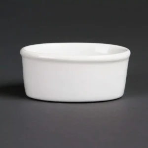 Olympia Whiteware Oval Ramekins 105mm