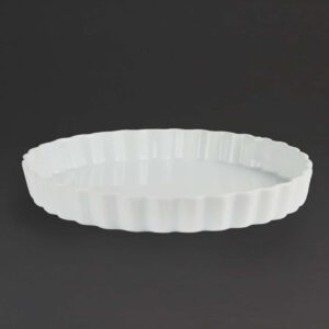 Olympia Whiteware Flan Dishes 265mm