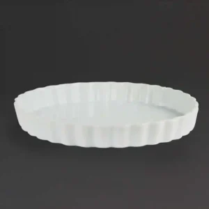 Olympia Whiteware Flan Dishes 265mm