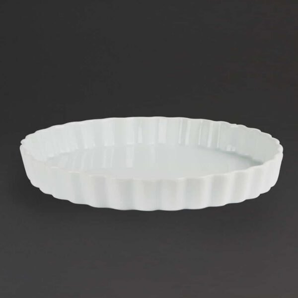 Olympia Whiteware Flan Dishes 265mm