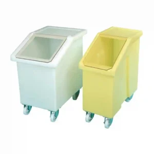 Mobile Ingredient Bin 65Ltr White