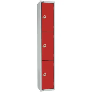 Elite Four Door Electronic Combination Locker Red