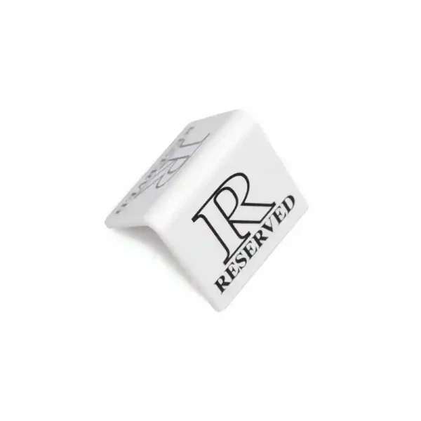 White Table Signs Range - Reserved
