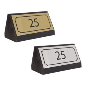 Wooden Table Signs