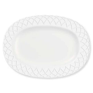 Churchill Alchemy Jardin Rimmed Oval Dishes 330mm