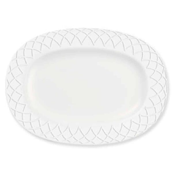 Churchill Alchemy Jardin Rimmed Oval Dishes 330mm