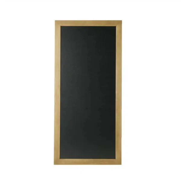 Securit Slim Wall Mounted Blackboard 1200 x 560mm Teak
