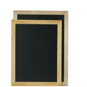 Securit Wall Mounted Blackboard 800x600mm Teak