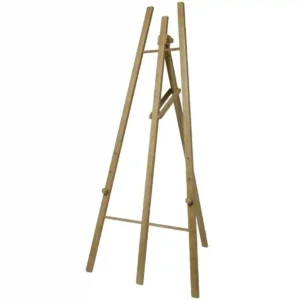 Securit Floor Standing Chalkboard Easel Mahogany