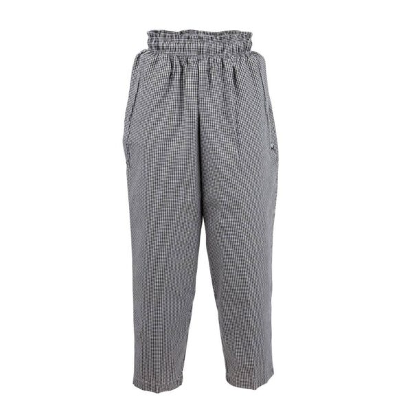 Chef Works Unisex Easyfit Chefs Trousers - Small Black Check
