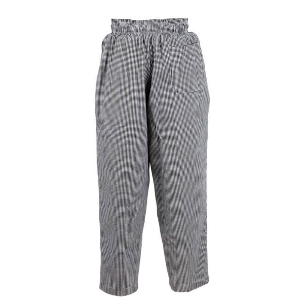 Chef Works Unisex Easyfit Chefs Trousers - Small Black Check - Image 5