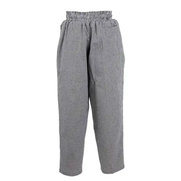 Chef Works Unisex Easyfit Chefs Trousers - Small Black Check - Image 5