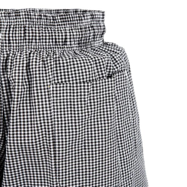Chef Works Unisex Easyfit Chefs Trousers - Small Black Check - Image 6