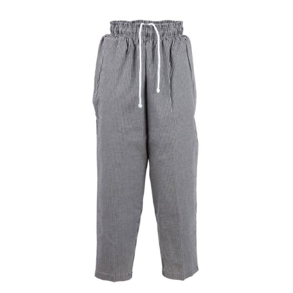 Chef Works Unisex Easyfit Chefs Trousers - Small Black Check - Image 7