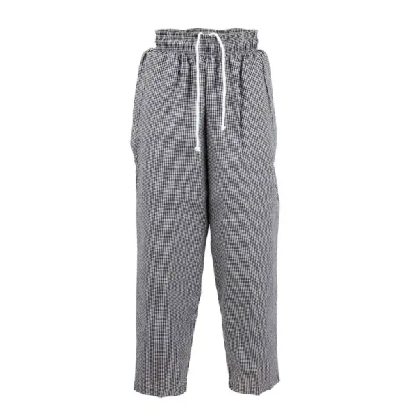 Chef Works Unisex Easyfit Chefs Trousers - Small Black Check - Image 7
